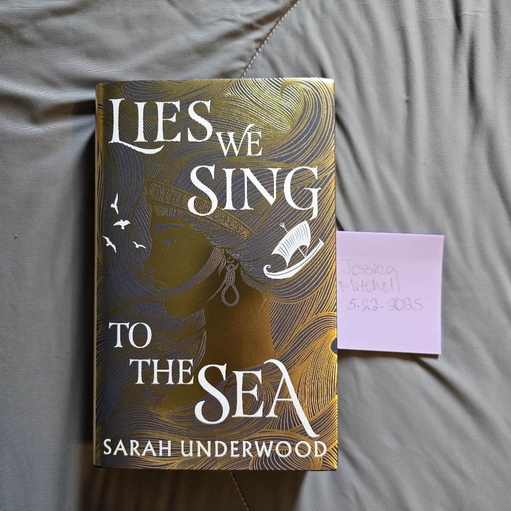 Gold 'Lies We Sing to the Sea' Book by Sarah Underwood
